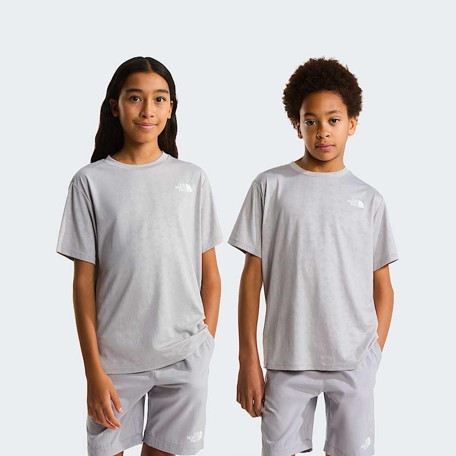 Teens' 24/7 Pentadome Embossed T-shirt Meld Grey by THE NORTH FACE