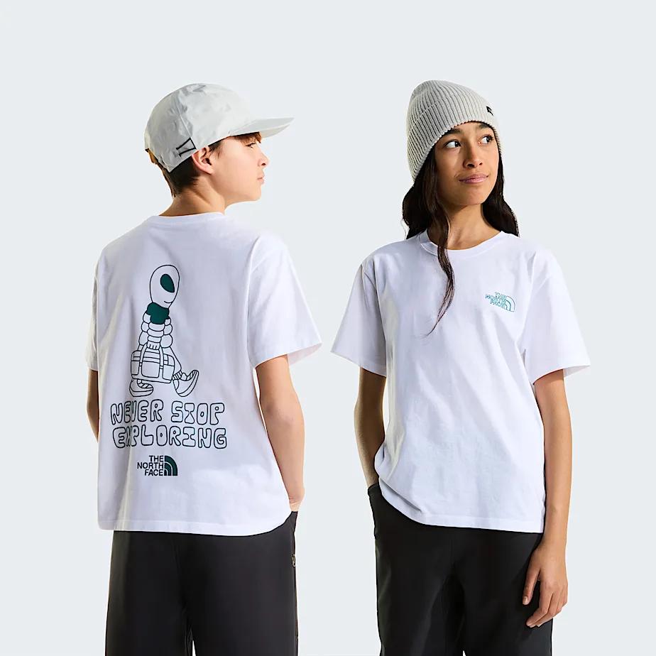 Teens' Alien Relaxed Graphic T-shirt Tnf White by THE NORTH FACE
