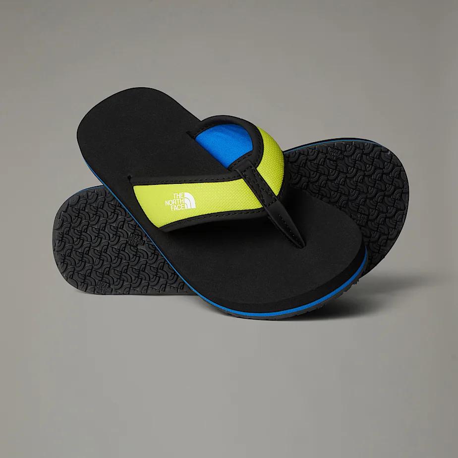 Teens' Base Camp Flip-flops Sulphur Spring Green-hero Blue by THE NORTH FACE