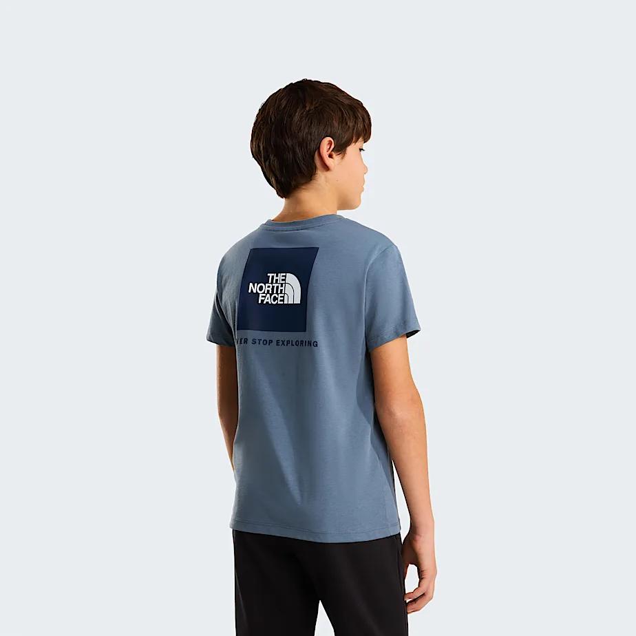 Teens' Box Nse T-shirt Granite Grey by THE NORTH FACE