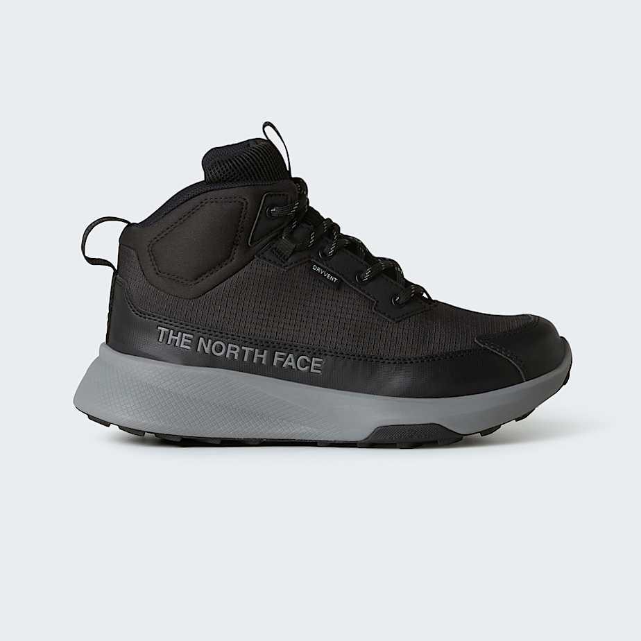 Teens' Fastpack Ii Waterproof Hiking Boots Tnf Black-concrete by THE NORTH FACE