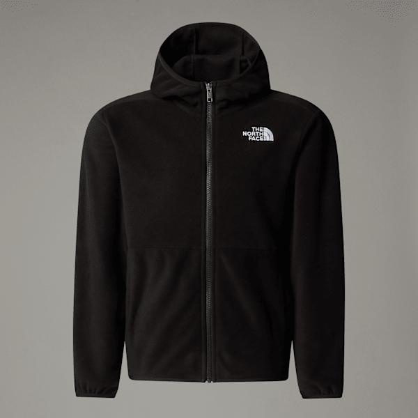 Teens' Glacier Hooded Fleece Jacket Tnf Black by THE NORTH FACE