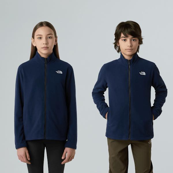 Teens' Glacier Zip-in Fleece Summit Navy by THE NORTH FACE