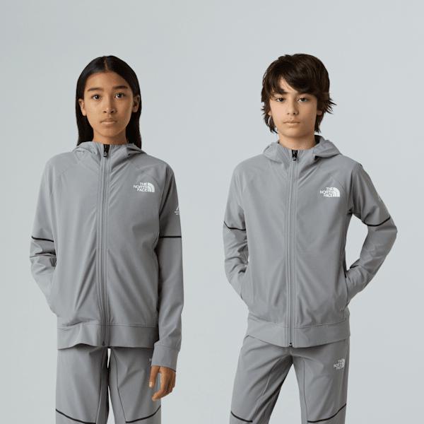 Teens' Mountain Athletics Woven Jacket Monument Grey by THE NORTH FACE