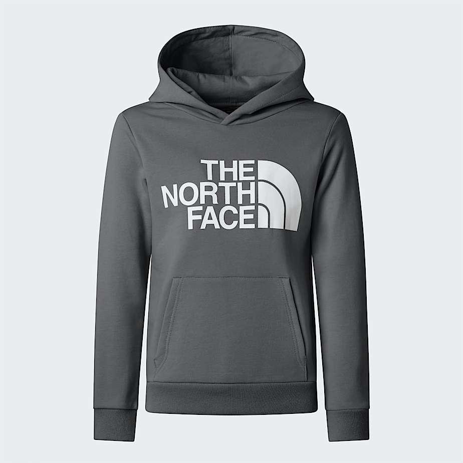 Teens' New Peak Hoodie Smoked Pearl by THE NORTH FACE