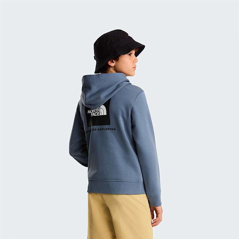 Teens' Nse Box Hoodie Granite Grey by THE NORTH FACE