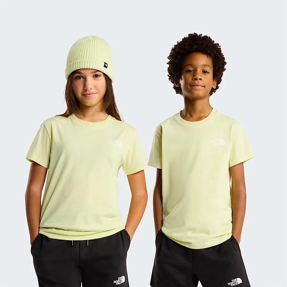 Teens' Simple Dome T-shirt Lemon Mist by THE NORTH FACE