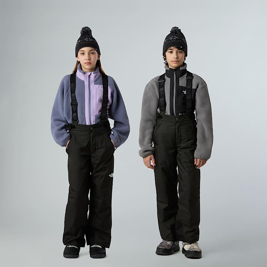 Teens' Snowquest Suspender Trousers Tnf Black by THE NORTH FACE
