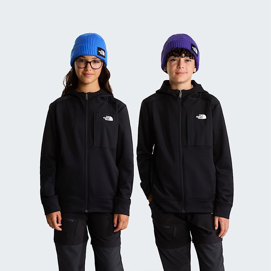 Teens' Tnf™ Performance Hooded Fleece Jacket Tnf Black by THE NORTH FACE