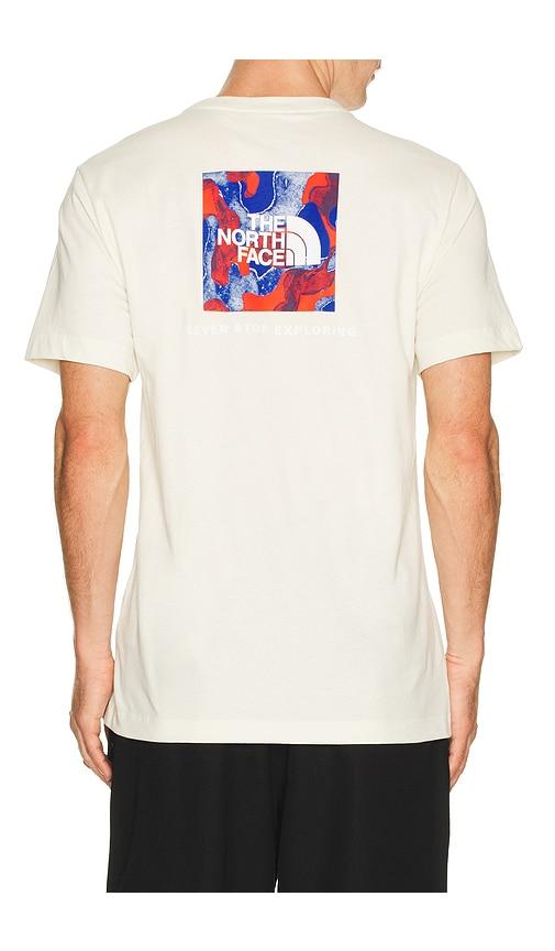 The North Face Red White And Blue Regular Short Sleeve Tee in White by THE NORTH FACE