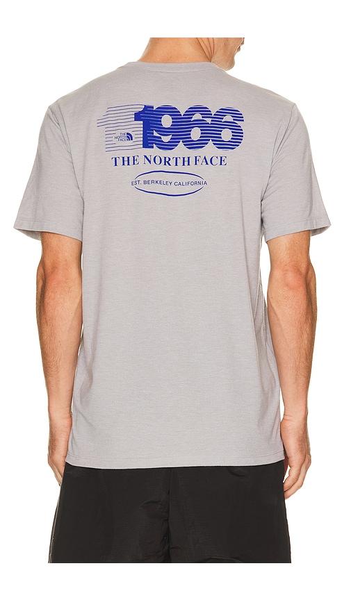 The North Face Tri-Blend Logo Play Short Sleeve Tee in Grey by THE NORTH FACE