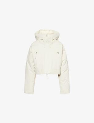 The North Face x SKIMS Cropped Hooded Shell-Down Jacket by THE NORTH FACE