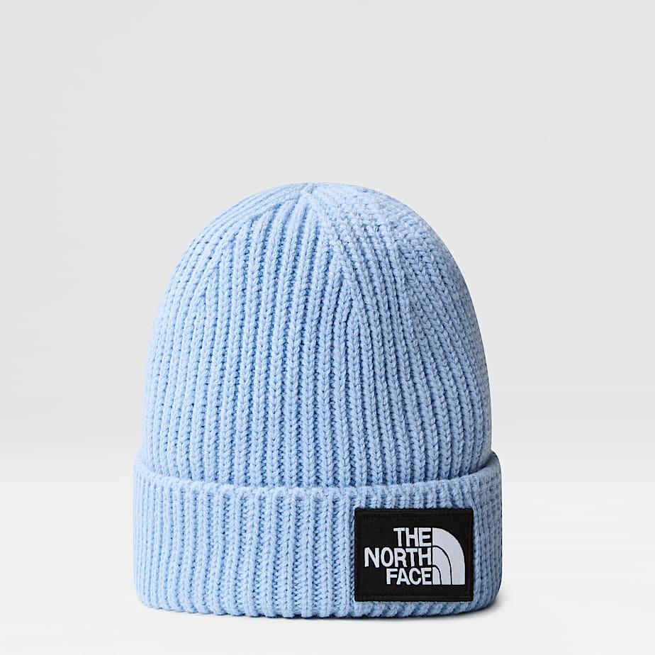 Tnf Logo Box Cuffed Beanie Steel Blue by THE NORTH FACE