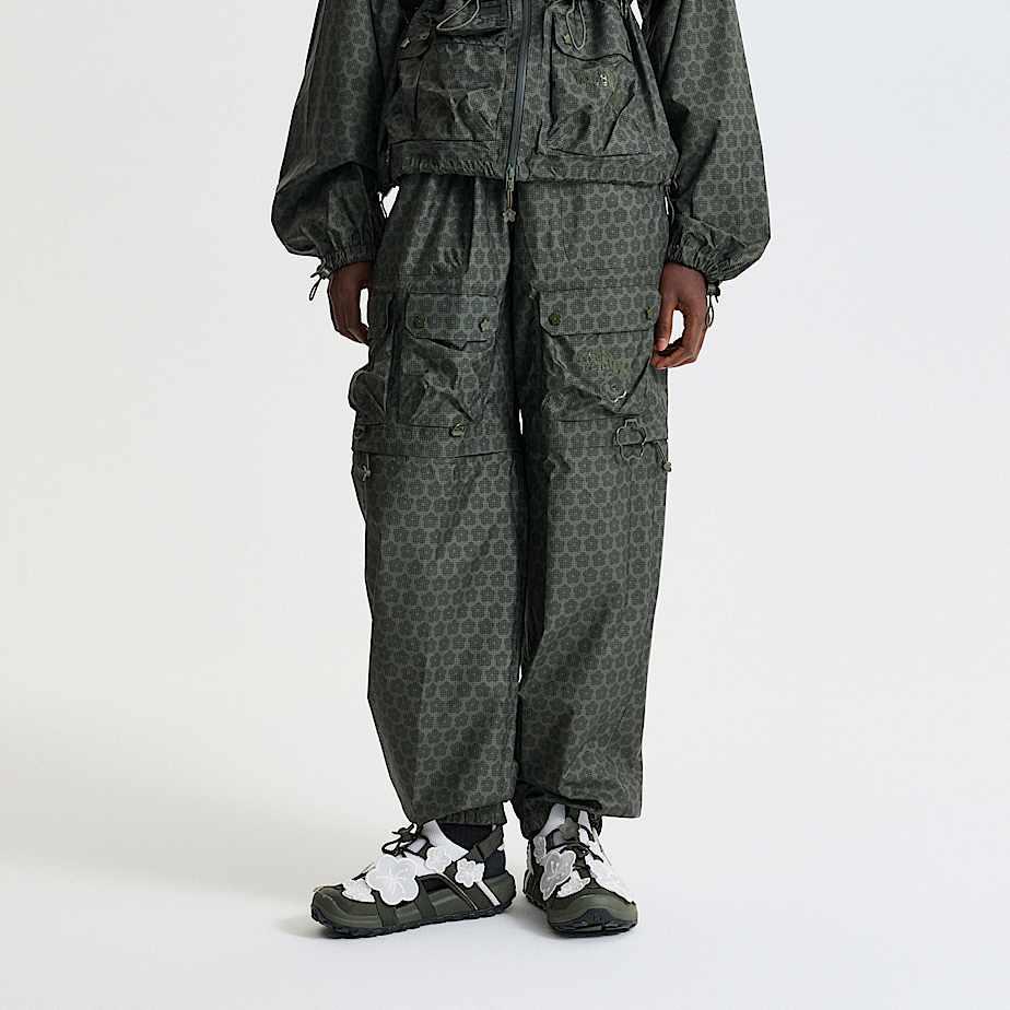 Tnf X Cecilie Bahnsen Carla Convertible Trousers Forest Night Green by THE NORTH FACE