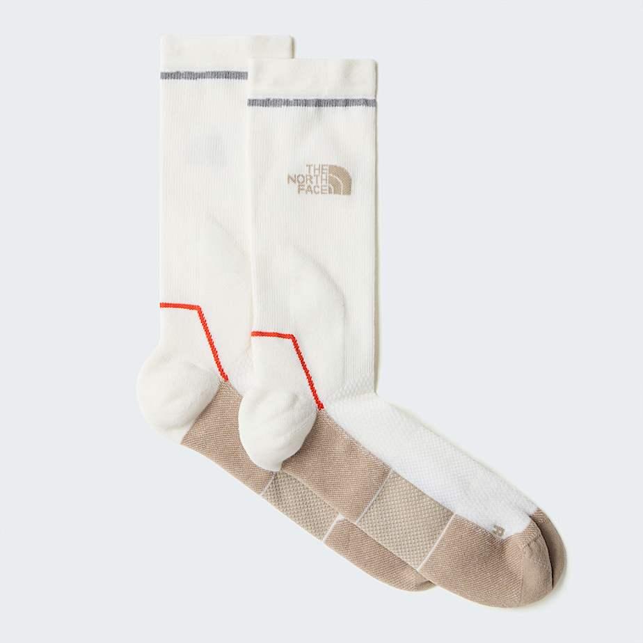 Trail Run Merino Crew Socks White Dune-khaki Stone by THE NORTH FACE