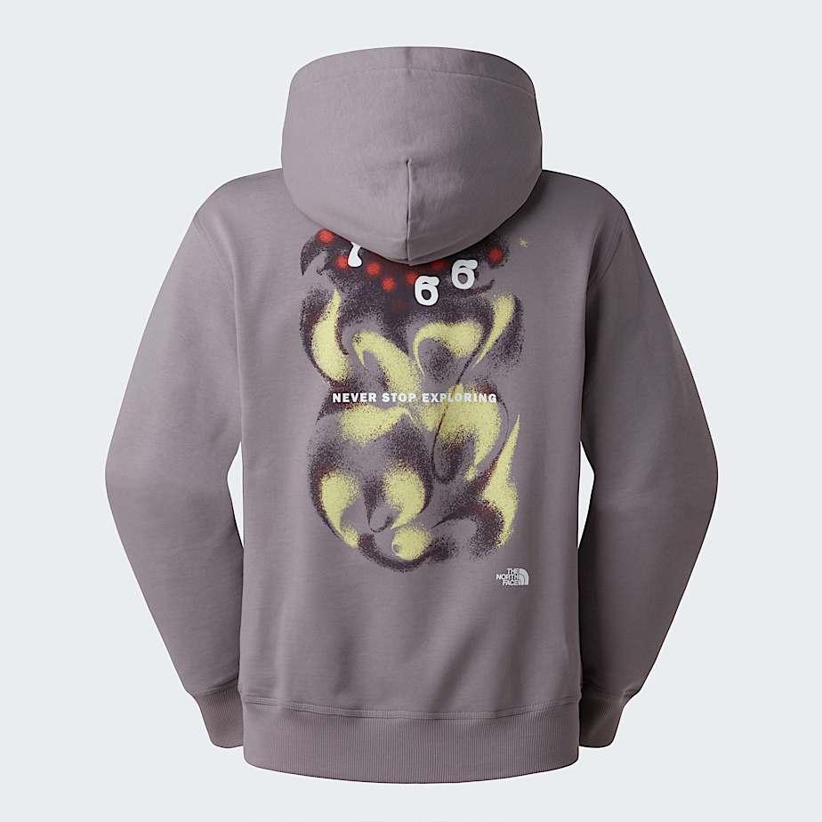 Unisex 1966 Motion Relaxed Graphic Hoodie Transcendent Grey by THE NORTH FACE