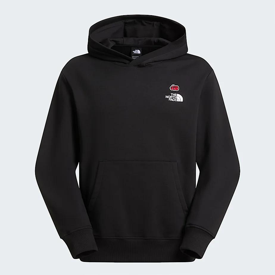 Unisex 60th Anniversary Patch Relaxed Hoodie Tnf Black by THE NORTH FACE