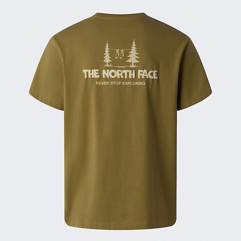 Unisex Camping Relaxed Graphic T-shirt Cedar by THE NORTH FACE