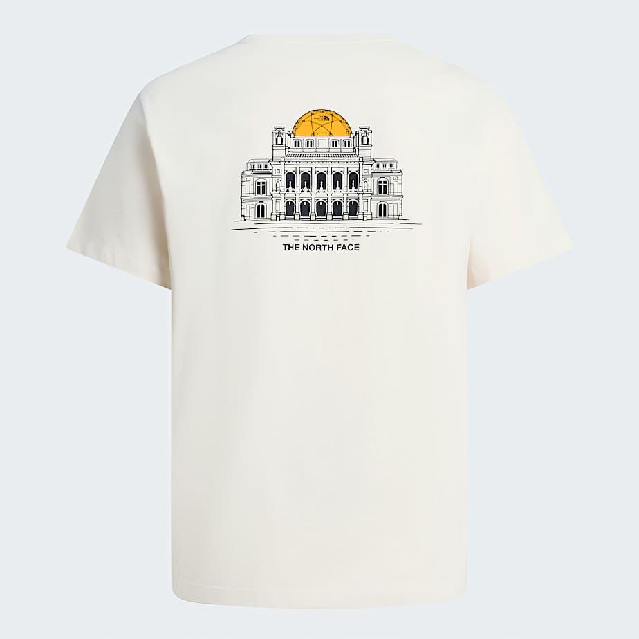 Unisex Country Austria Relaxed T-shirt White Dune-summit Gold by THE NORTH FACE