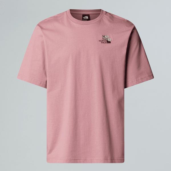 Unisex Dome Flower Relaxed Graphic T-shirt Nostalgia Rose by THE NORTH FACE