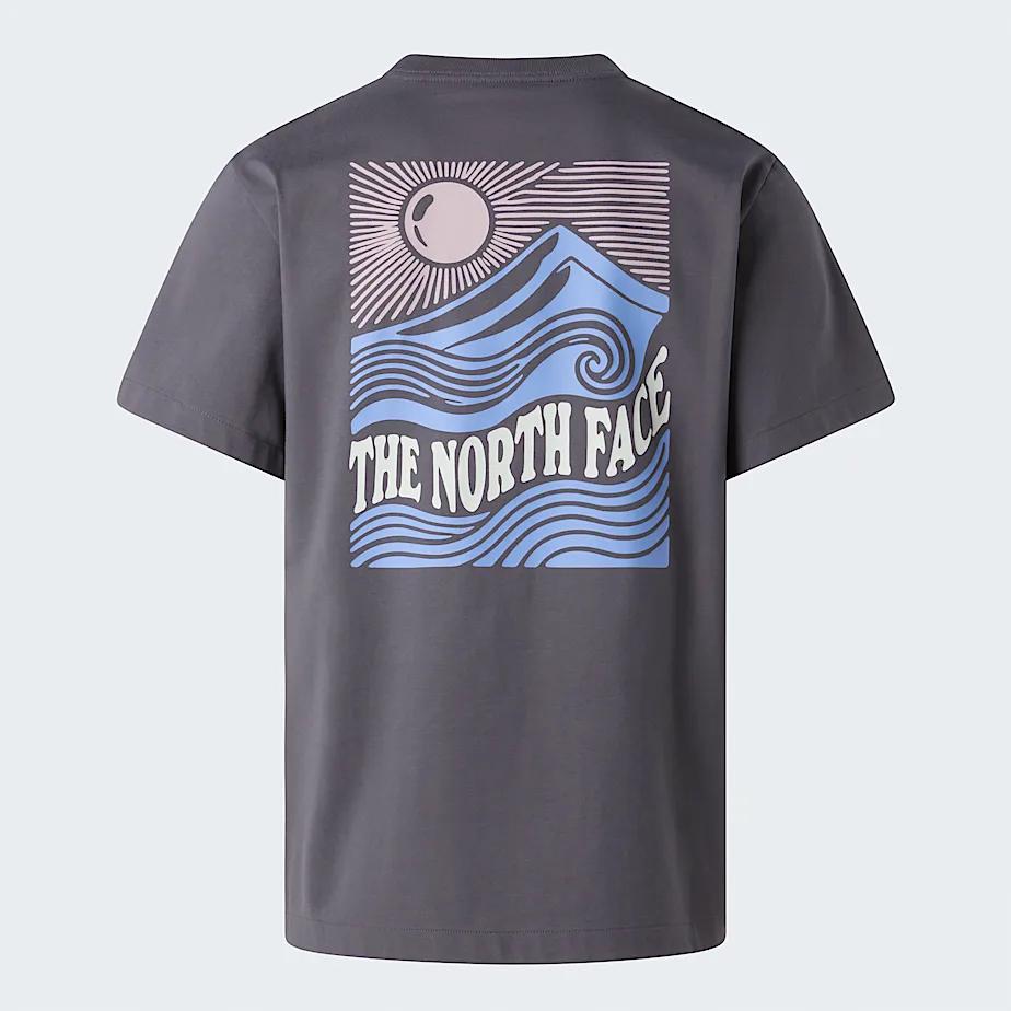 Unisex Mountain Escape Relaxed Graphic T-shirt Anthracite Grey by THE NORTH FACE