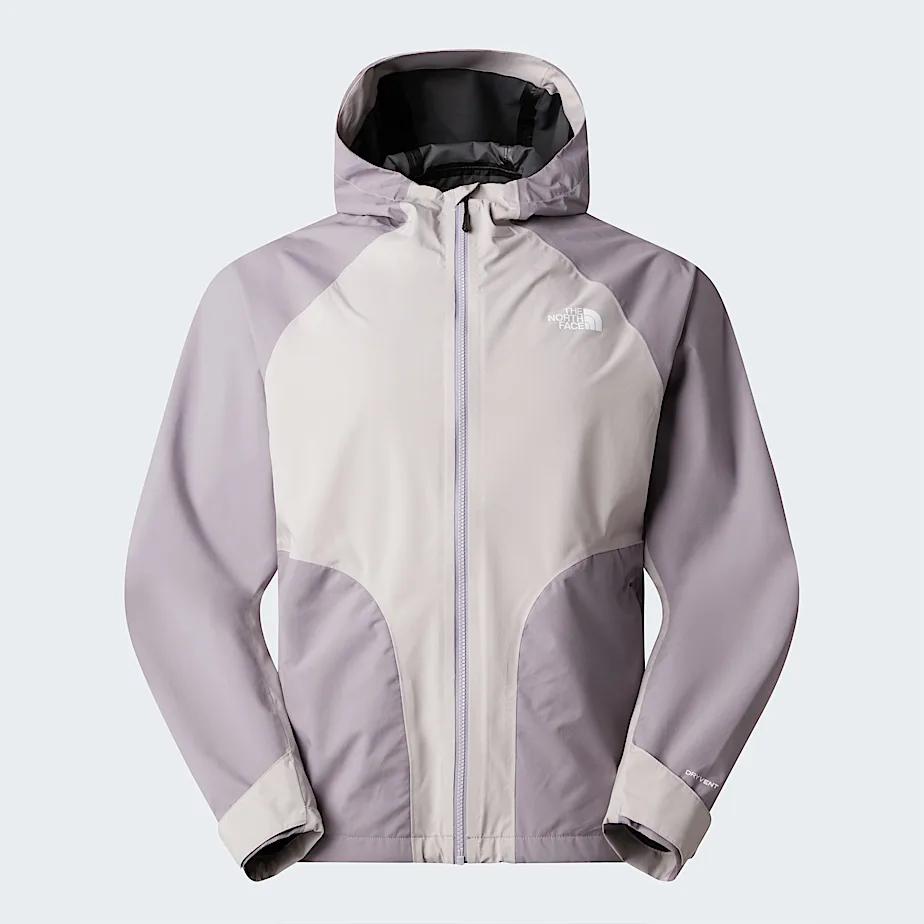 Unisex Nse Rain Jacket Ashes Of Roses Grey-transcendent Grey by THE NORTH FACE