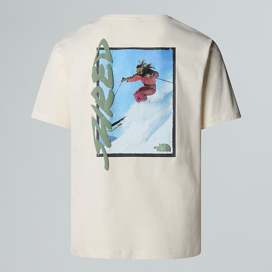 Unisex Nse Slopes Relaxed T-shirt White Dune by THE NORTH FACE