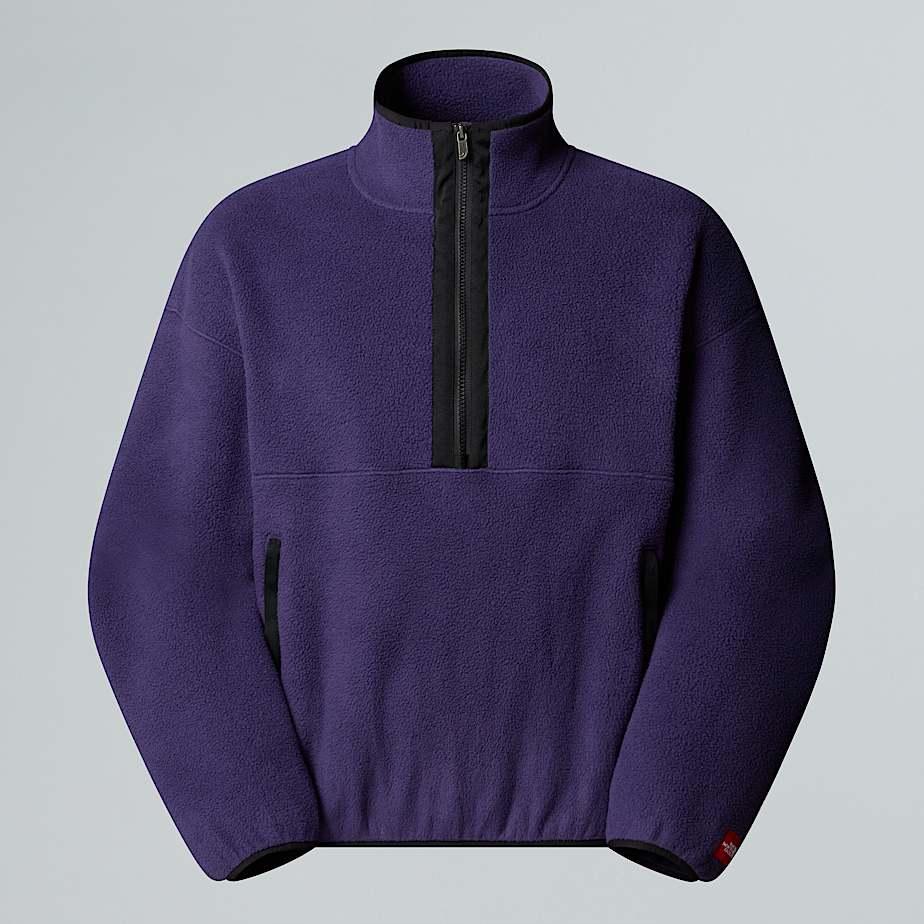 Unisex Red Box 1/2 Zip Fleece Eternal Purple by THE NORTH FACE