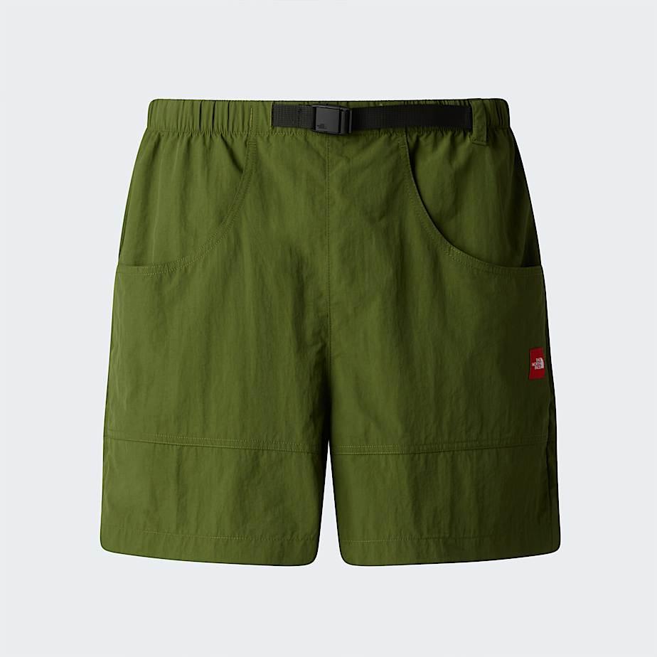 Unisex Red Box Nylon Belted Shorts Woodland Green by THE NORTH FACE