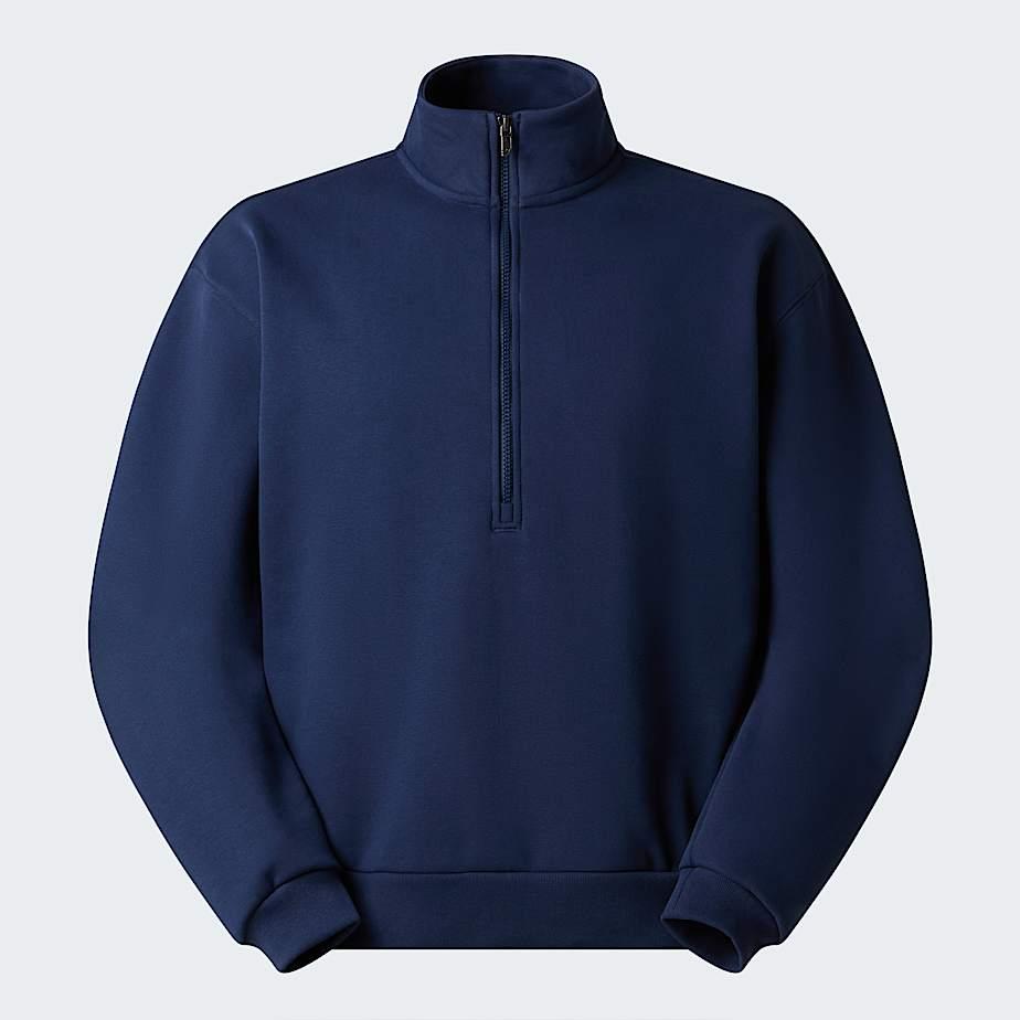 Unisex Tnf Red Box 1/2 Zip Sweatshirt Summit Navy by THE NORTH FACE