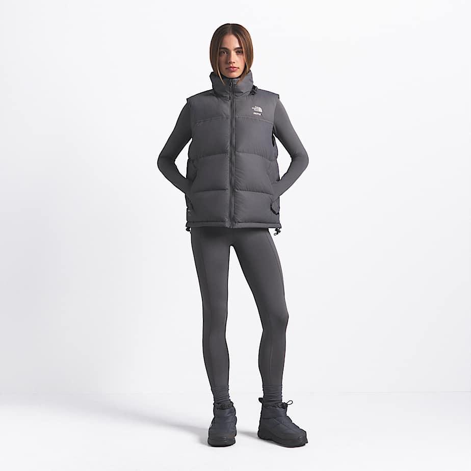 Unisex X Skims 1996 Nuptse Gilet Sk Gunmetal by THE NORTH FACE