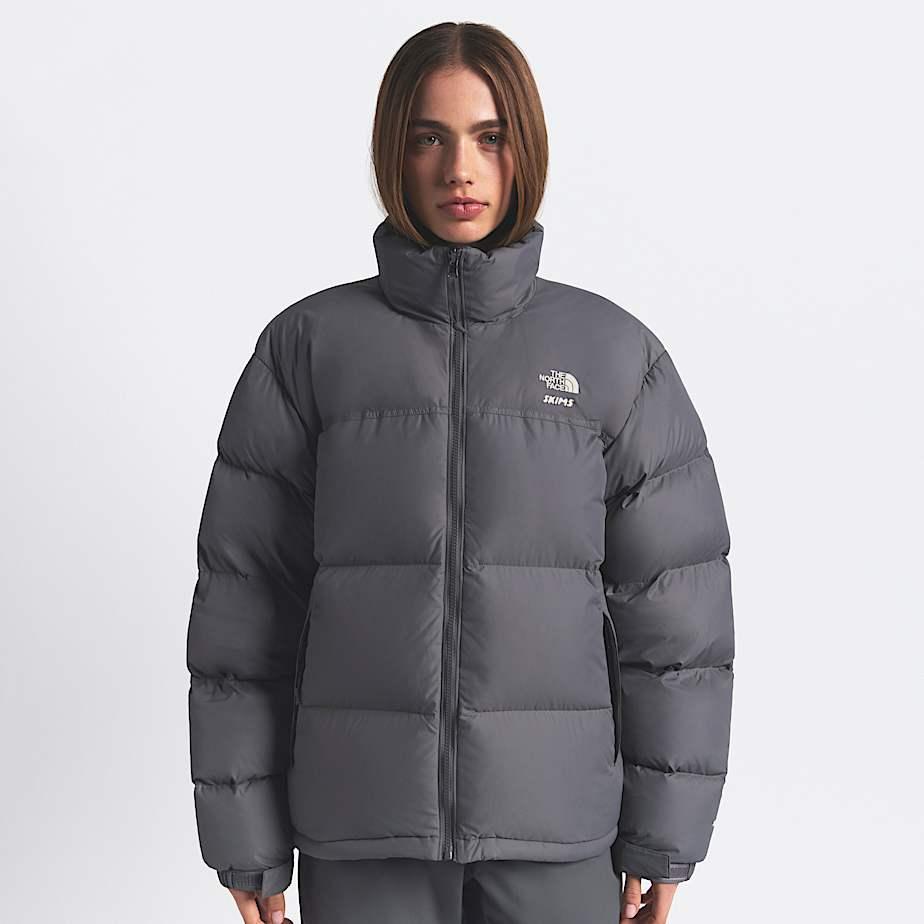 Unisex X Skims 1996 Nuptse Jacket Sk Gunmetal by THE NORTH FACE