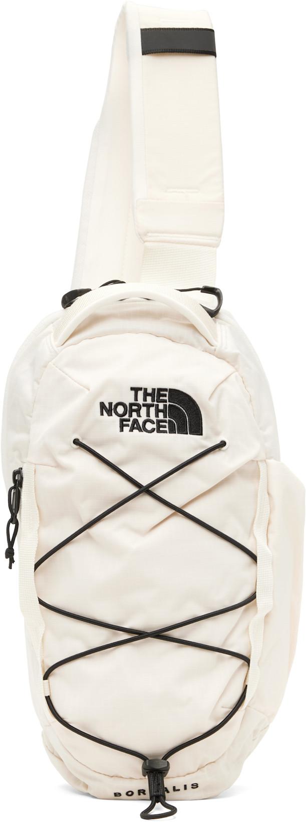 White Borealis Sling Backpack by THE NORTH FACE