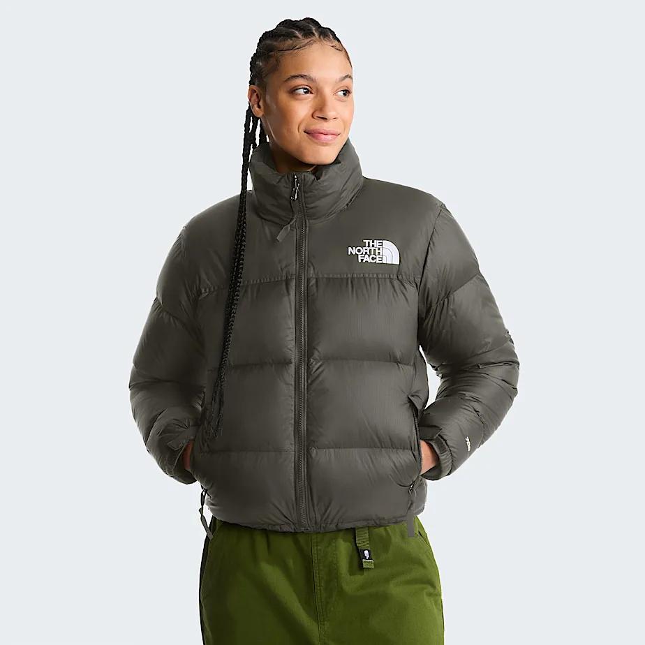 Women’s 1996 Retro Nuptse Jacket New Taupe Green by THE NORTH FACE