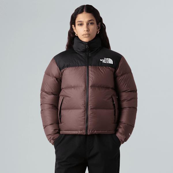 Women’s 1996 Retro Nuptse Jacket Tawny Quartz-tnf Black by THE NORTH FACE