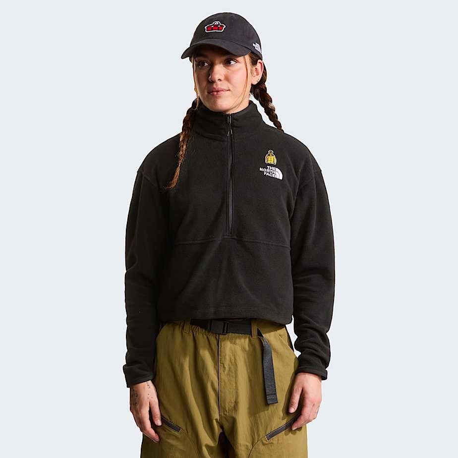 Women's 60th Anniversary Glacier Short Fleece Tnf Black by THE NORTH FACE