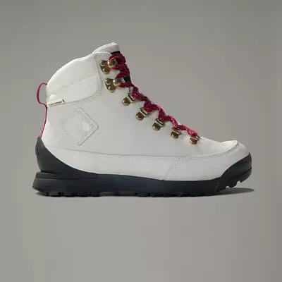 Women's Back-to-berkeley Iv Leather Lifestyle Boots White Dune-tnf Black by THE NORTH FACE
