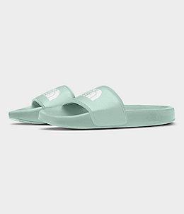Women’s Base Camp Slides Iii Cafe Creme-evening Sand Pink by THE NORTH FACE