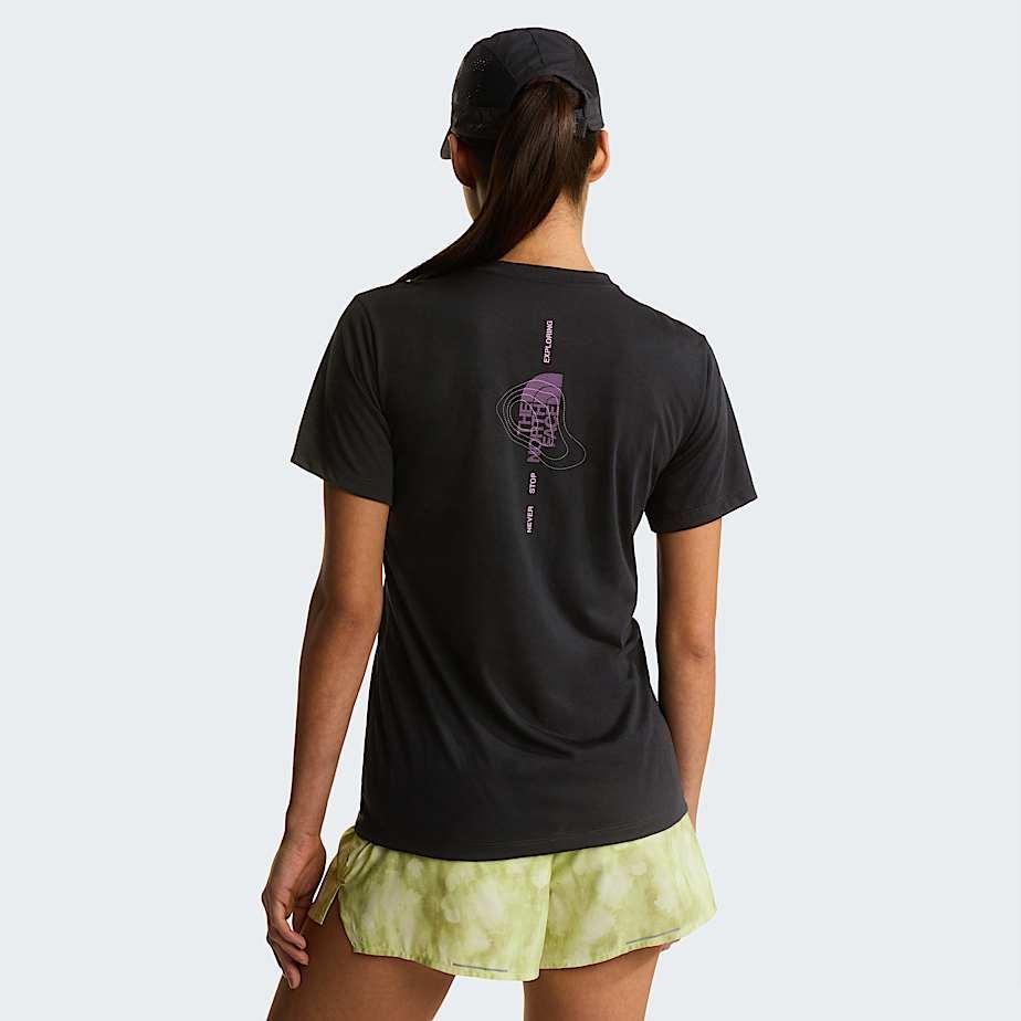 Women's Bitmap Logo Graphic T-shirt Tnf Black by THE NORTH FACE
