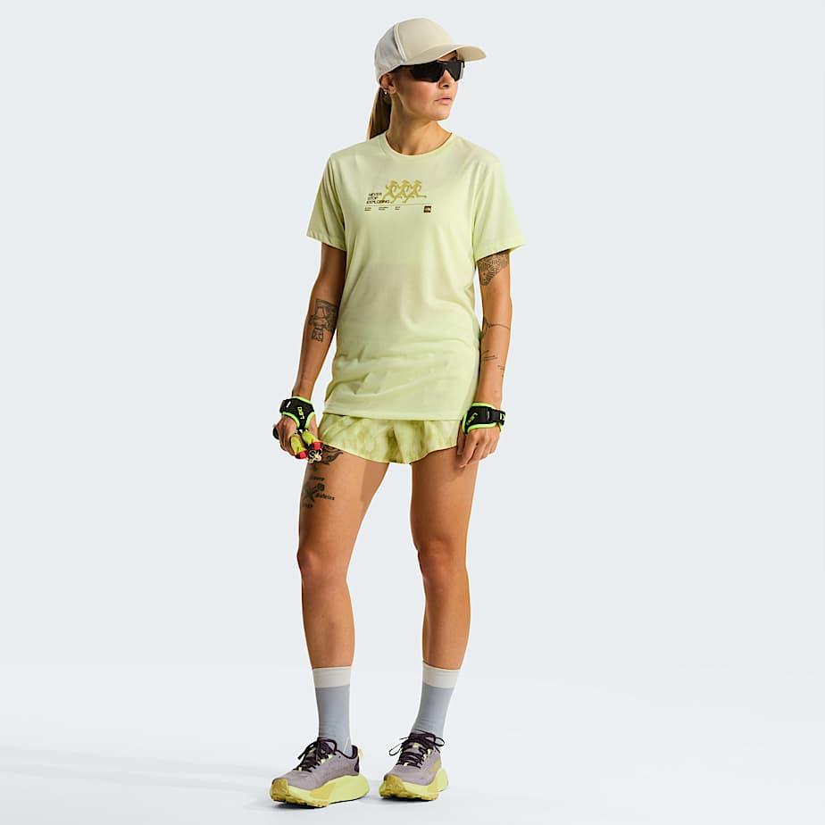 Women's Bitmap Silhouette Graphic T-shirt Lemon Mist by THE NORTH FACE