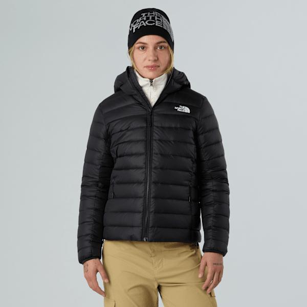 Women's Classic Down Hooded Jacket Tnf Black by THE NORTH FACE