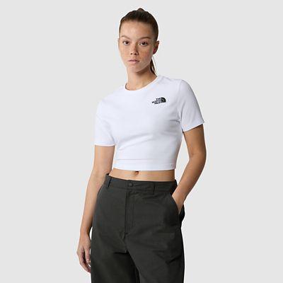 Women’s Cropped T-shirt Tnf White by THE NORTH FACE