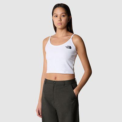 Women’s Cropped Tank Top Tnf White by THE NORTH FACE