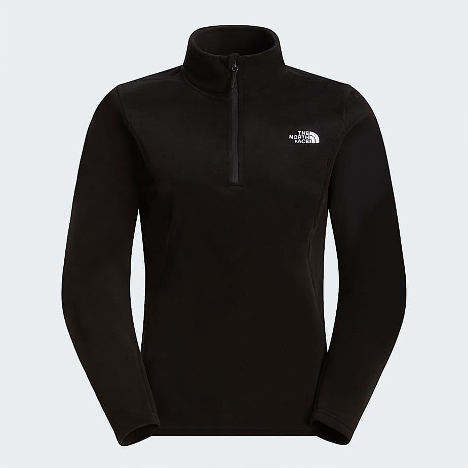 Women's Emilia 1/4 Zip Fleece Tnf Black-tnf White by THE NORTH FACE