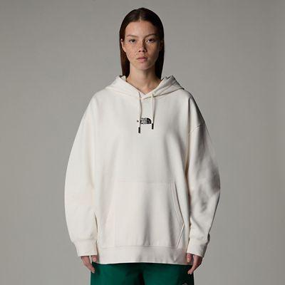 Women's Essential Hoodie White Dune by THE NORTH FACE