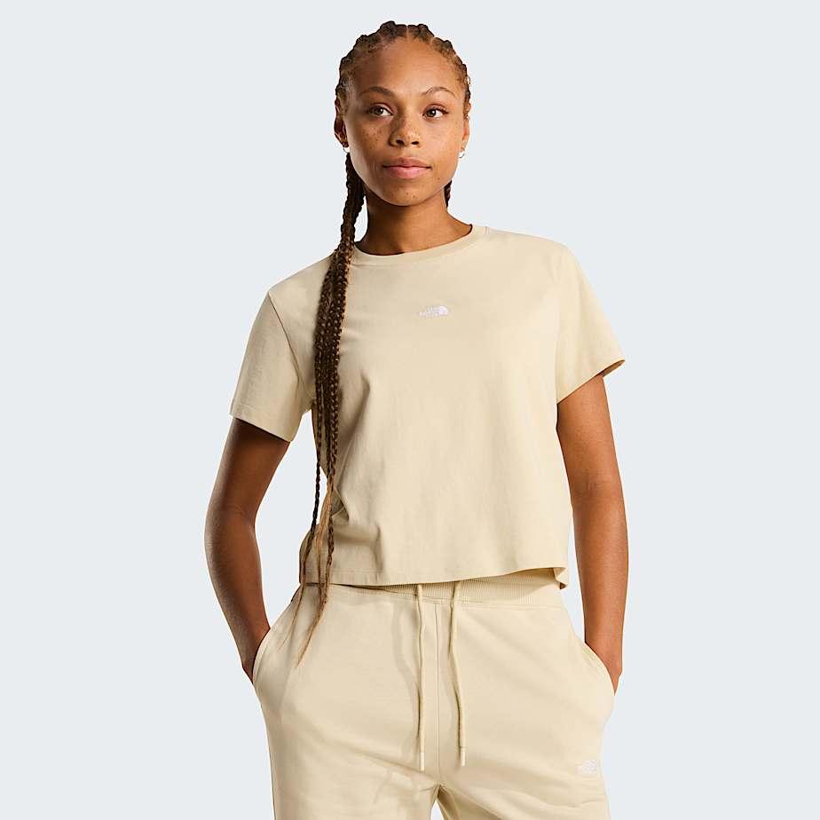 Women's Essential Regular Cutie T-shirt Desert Stone by THE NORTH FACE