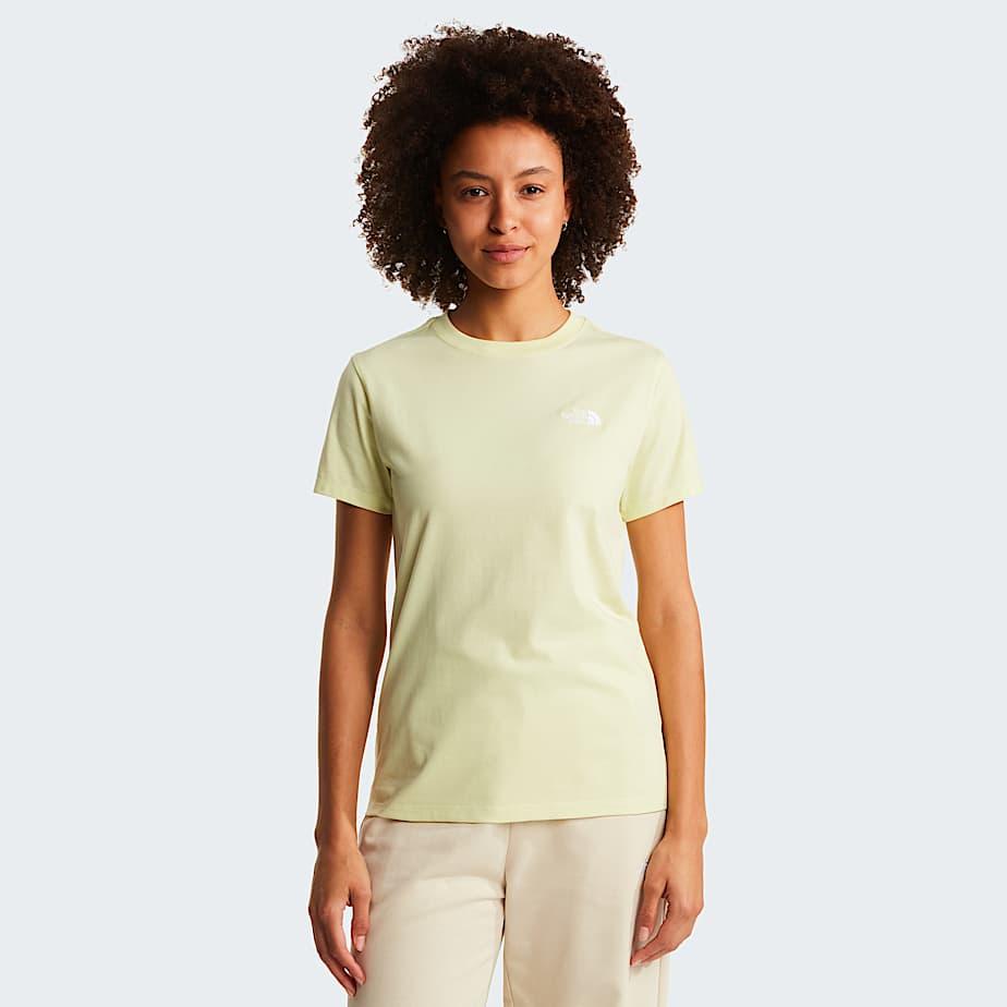 Women's Evolution Simple Dome Slim T-shirt Lemon Mist by THE NORTH FACE