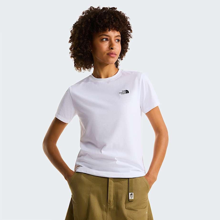 Women's Evolution Simple Dome Slim T-shirt Tnf White by THE NORTH FACE