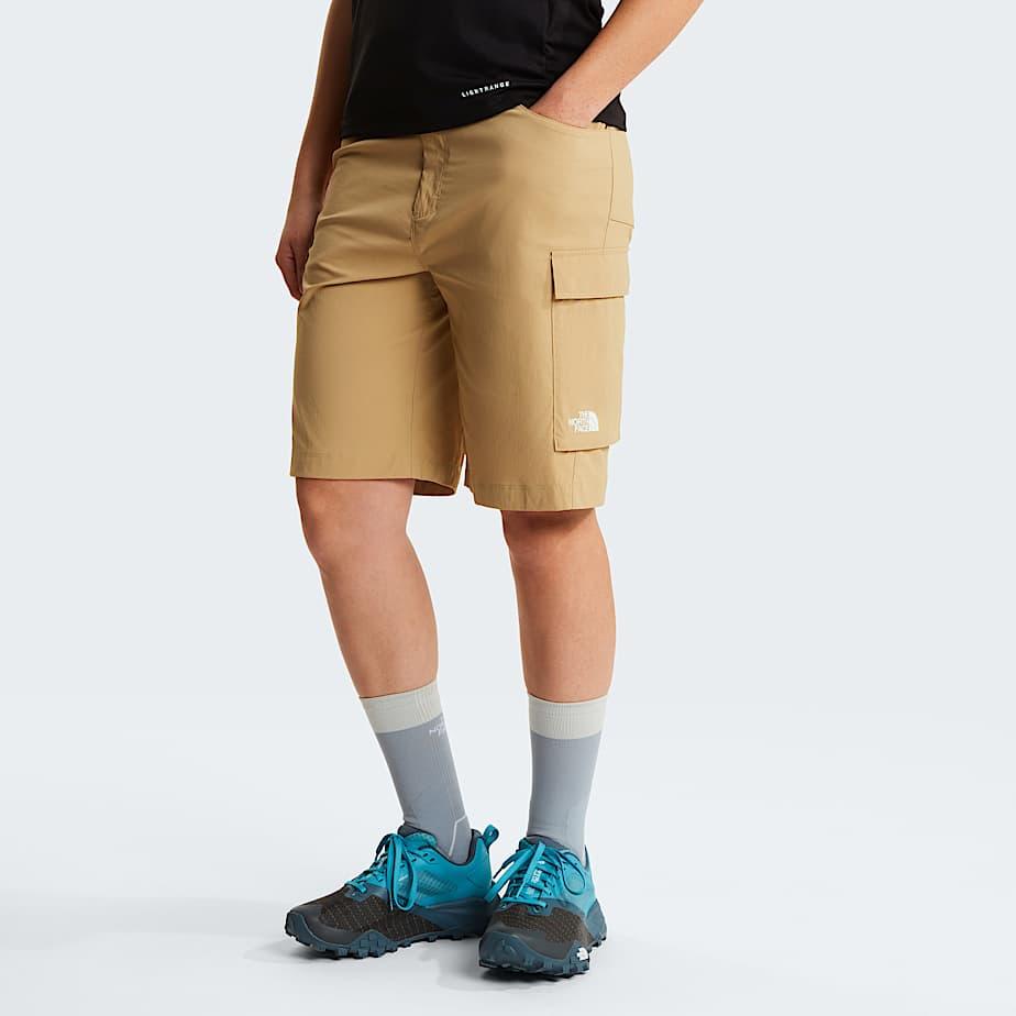 Women's Exploration Cargo Shorts Khaki Stone by THE NORTH FACE