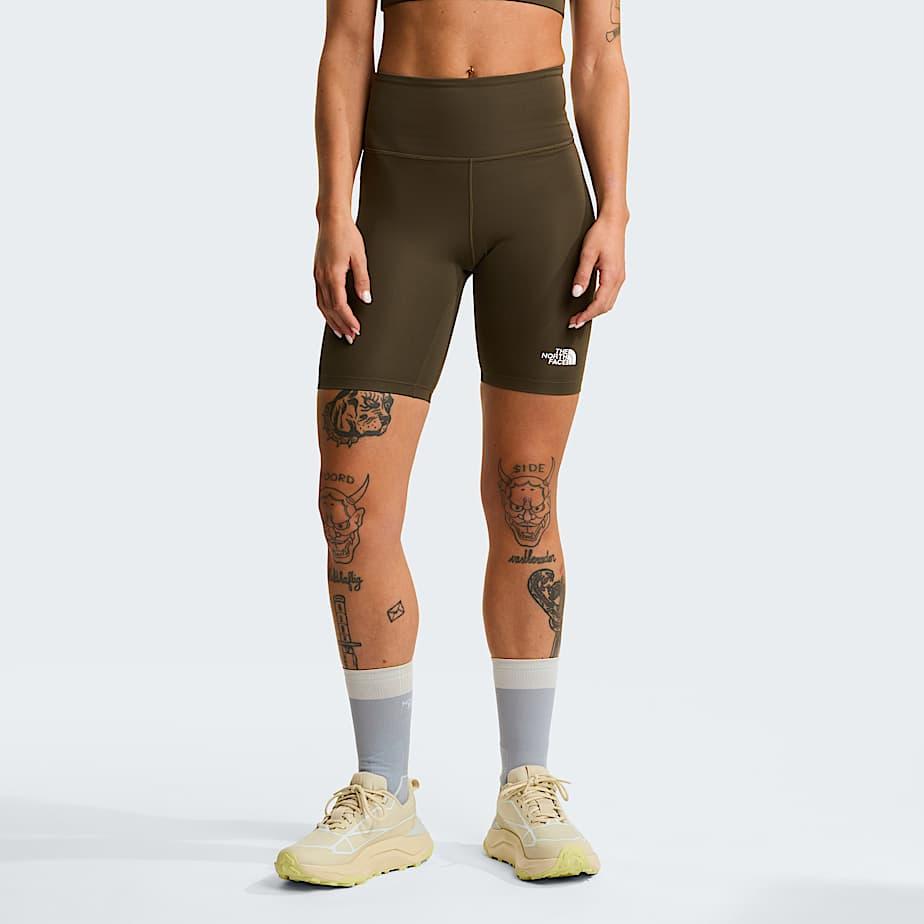 Women's Flex 8" Tight Shorts New Taupe Green by THE NORTH FACE